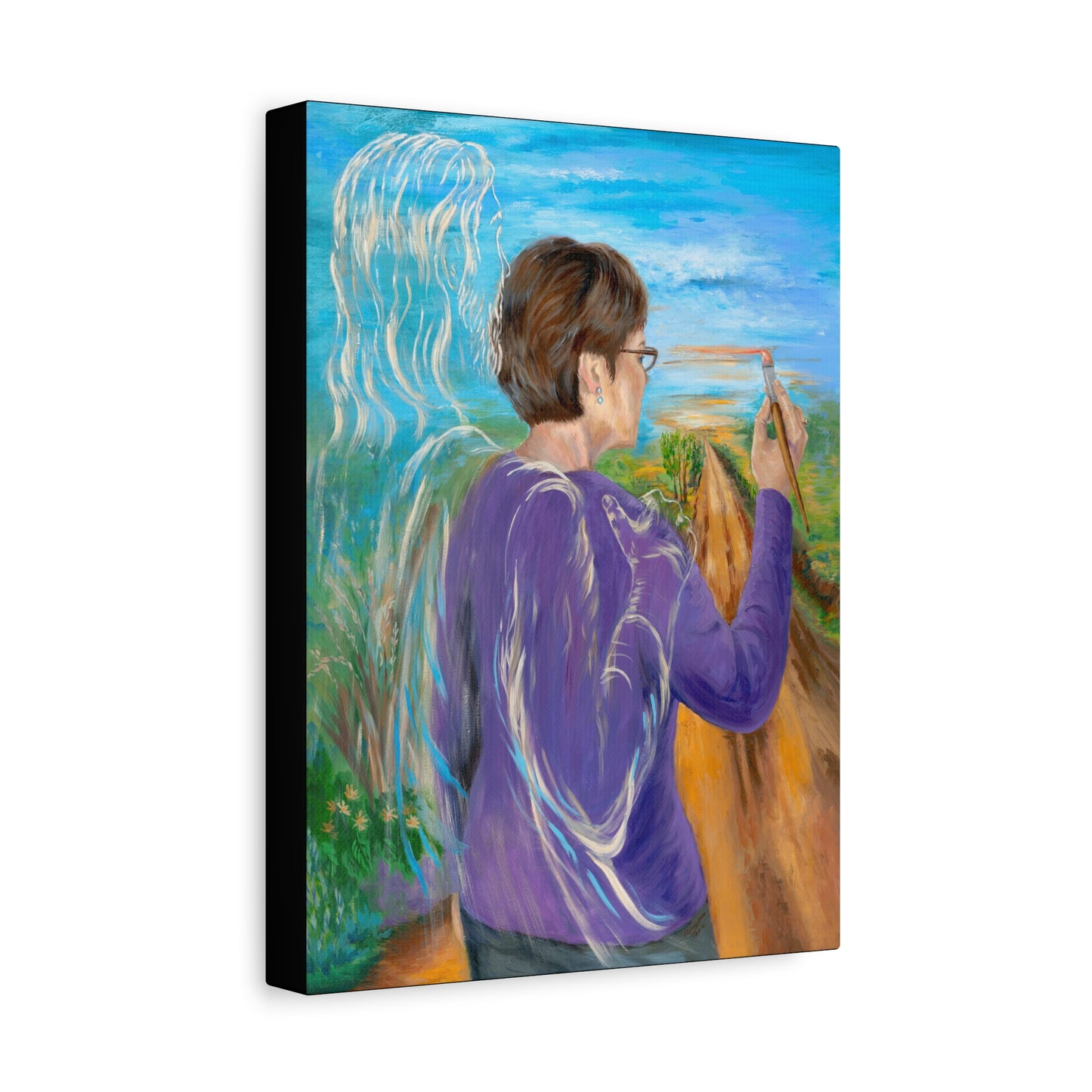 Christian Faith Canvas Art Prints He Has My Back Trusting God in Difficult Seasons by Candi Kloverstrom