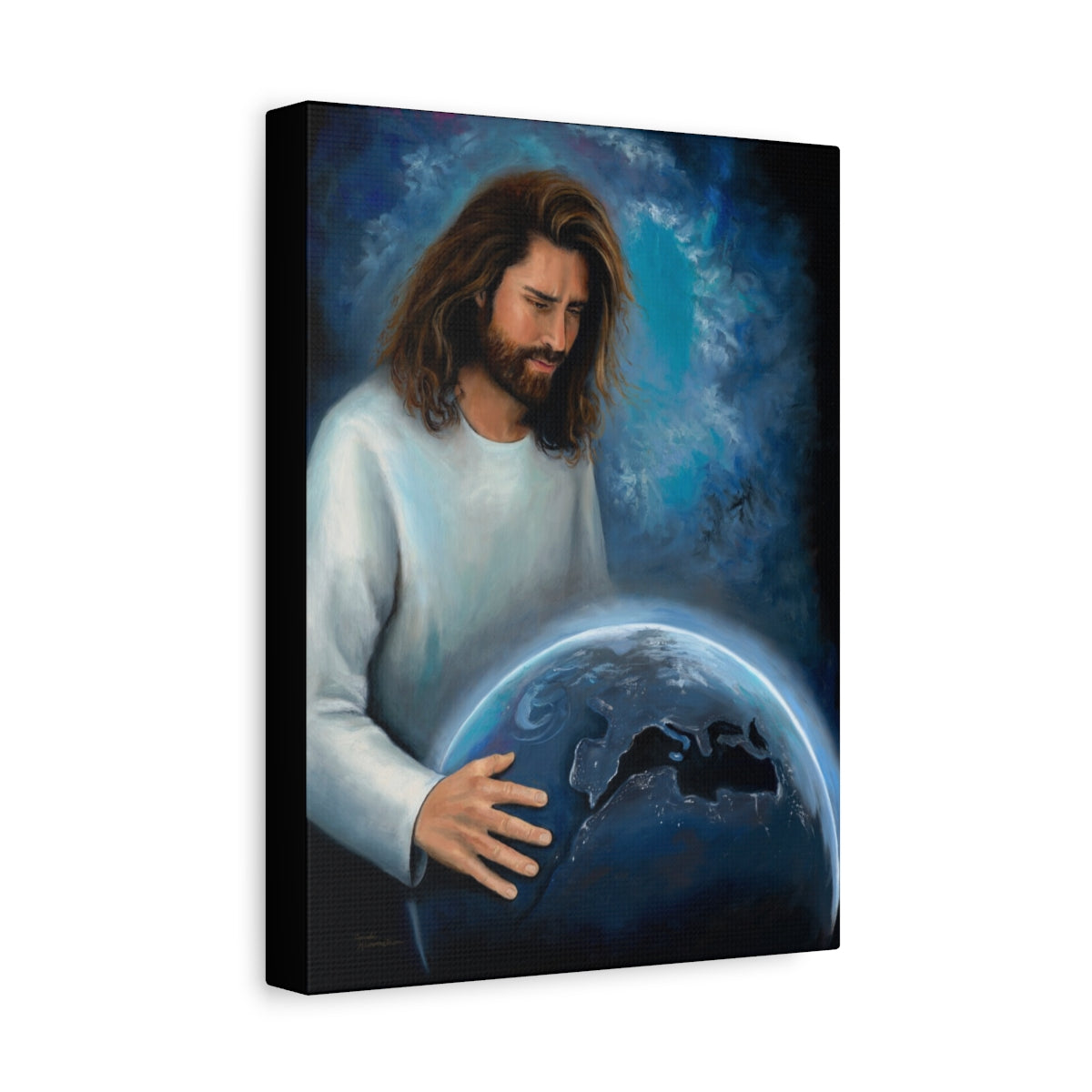 Christian Hope Canvas Prints Hands Of Hope Faith Based Wall Art by Candi Kloverstrom