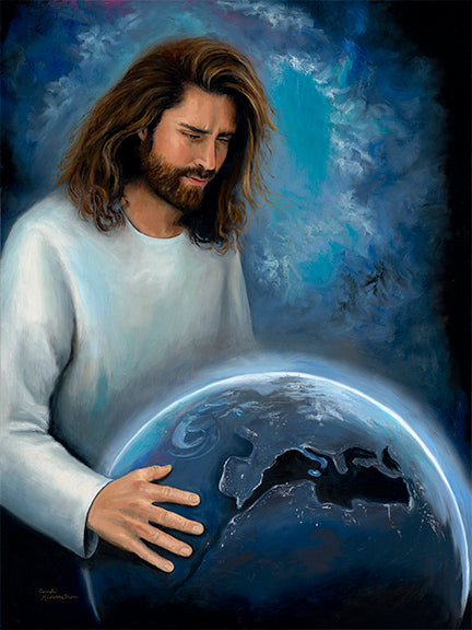 Christian Hope Original Art Painting and Art Prints Hands Of Hope Faith Based Wall Art by Candi Kloverstrom