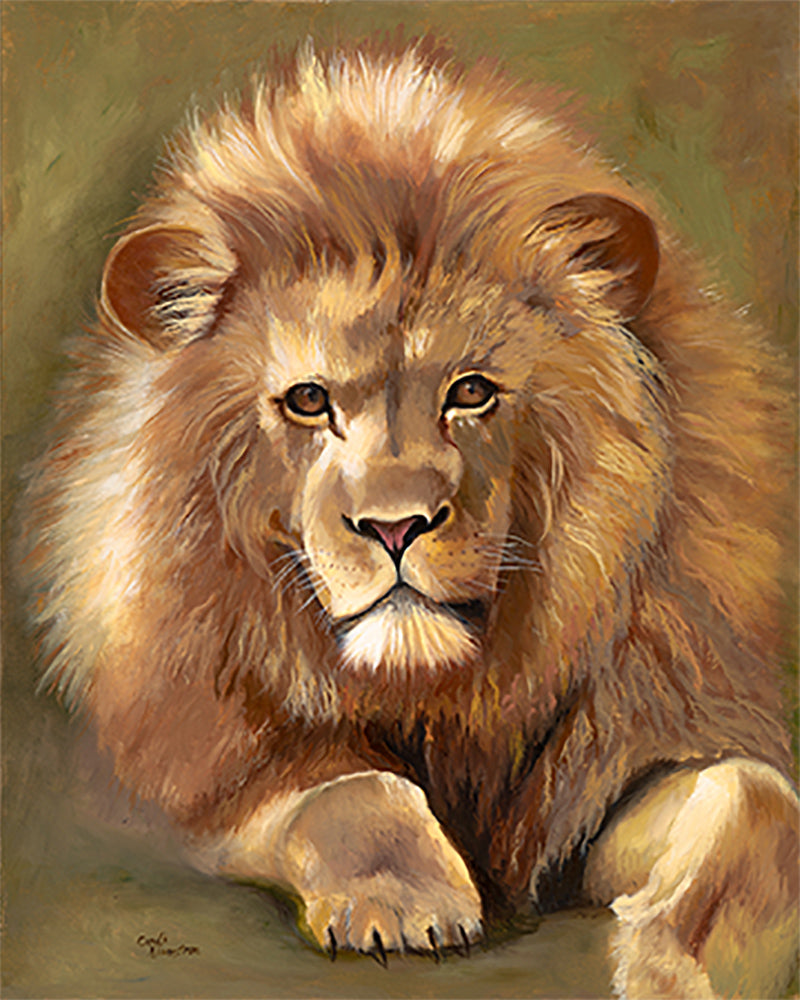 Lion Of Judah original faith based commissioned art by Candi Kloverstrom