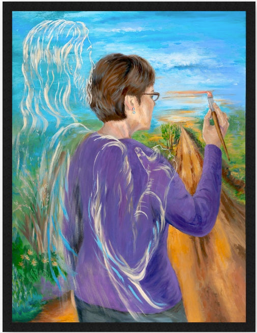 Christian Faith Framed Art Prints He Has My Back Trusting God in Difficult Seasons by Candi Kloverstrom