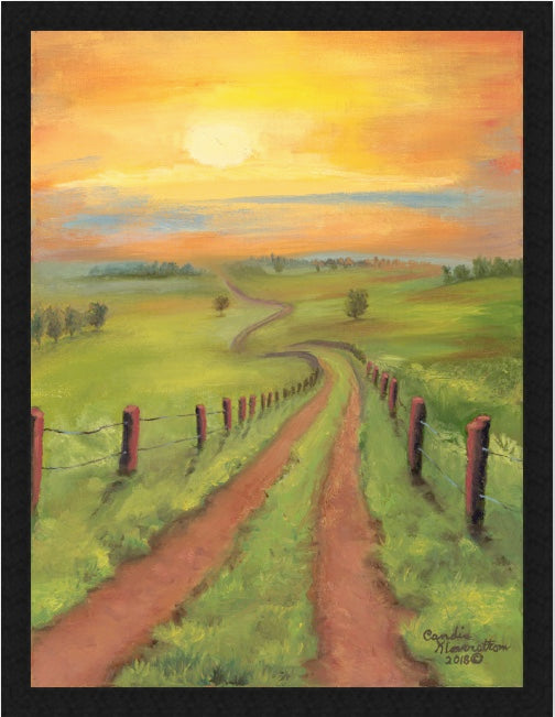 God's Road Christian Framed Art Prints Faith Based Landscape Wall Art by Candi Kloverstrom
