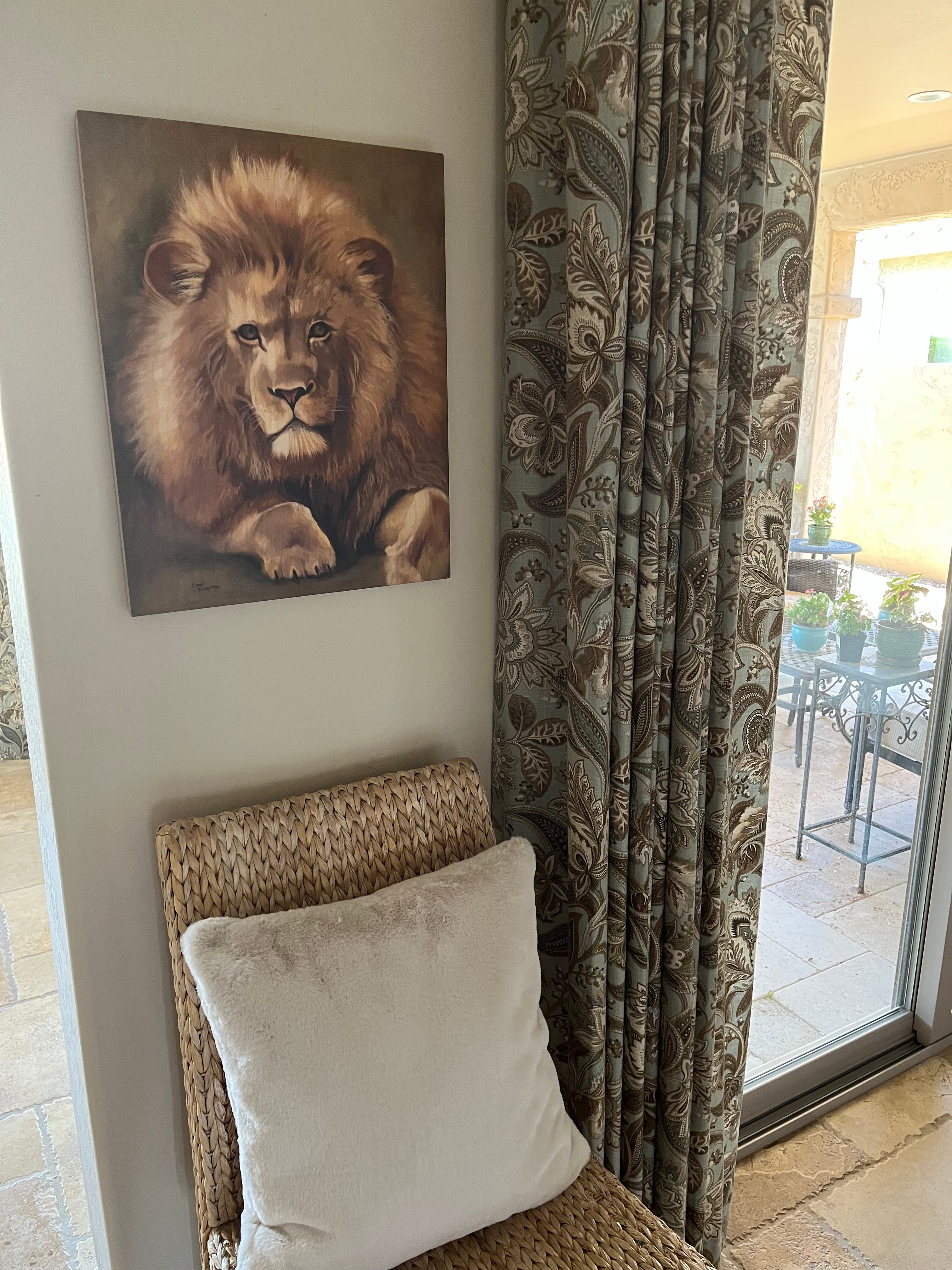 Lion Of Judah faith based original art oil painting by Candi Kloverstrom