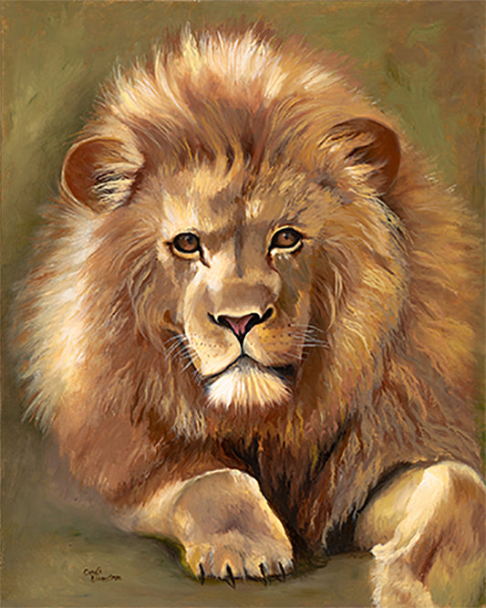 Lion of Judah Christian Art Prints Jesus Lion Painting Faith Based Wall Art by Candi Kloverstrom
