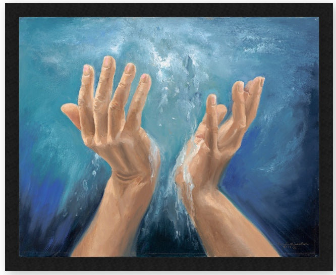 Living Water Christian Framed Art Prints Spiritual Renewal Faith Based Wall Art by Candi Kloverstrom