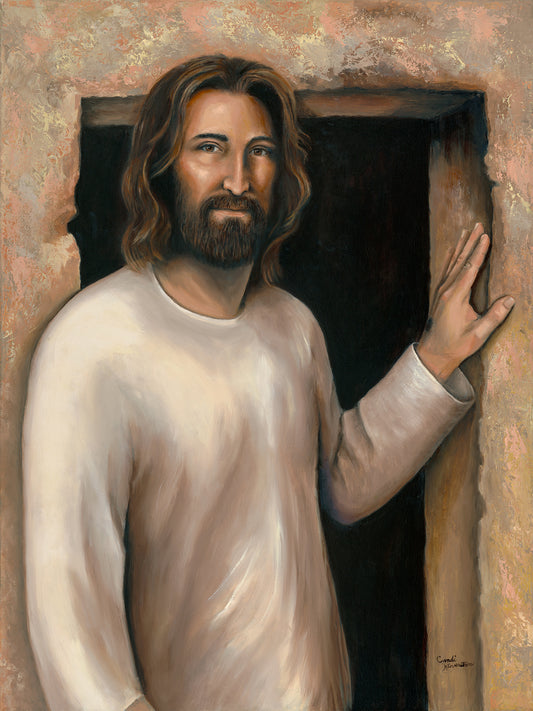 After The Cross Christian oil painting by Candi Kloverstrom original and print